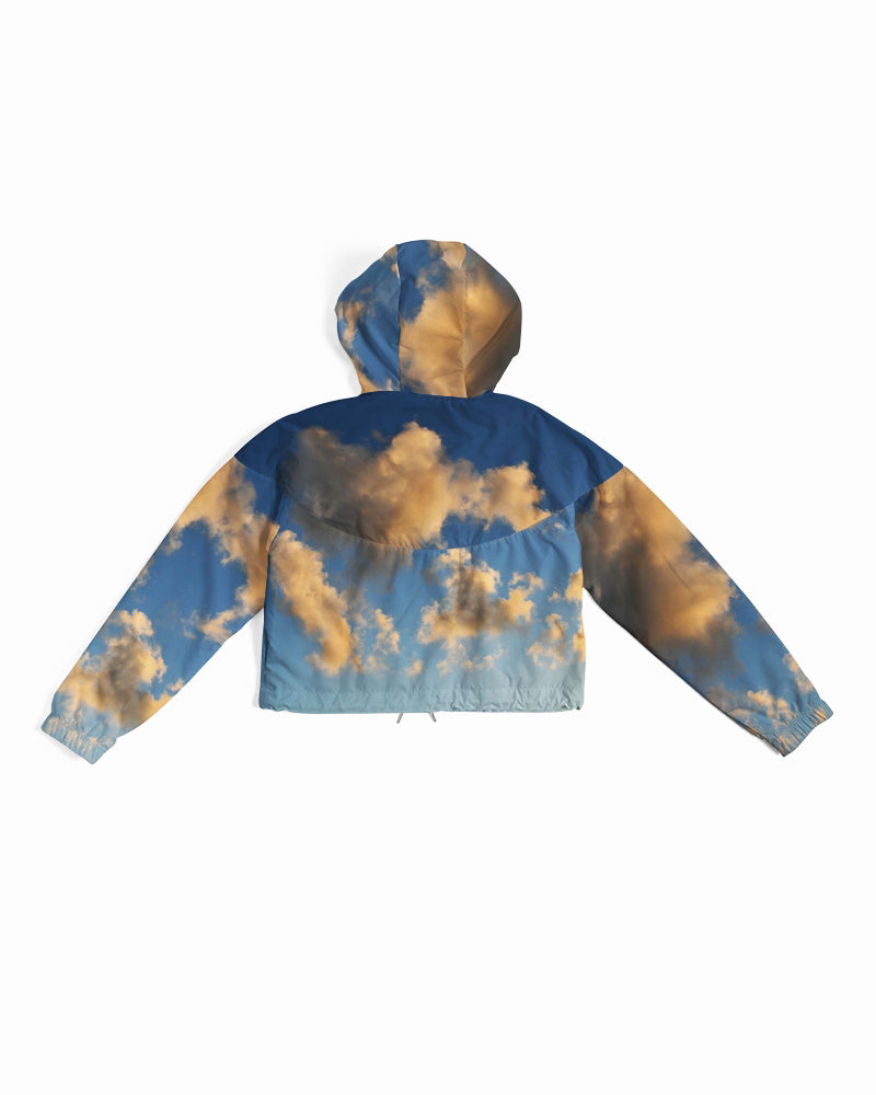 Women's Cropped Windbreaker CELESTIAL