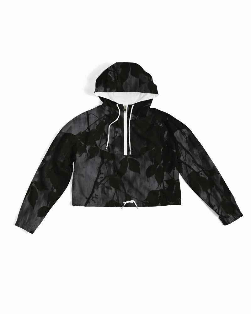 Women's Cropped Windbreaker DARK BUT SENSITIVE