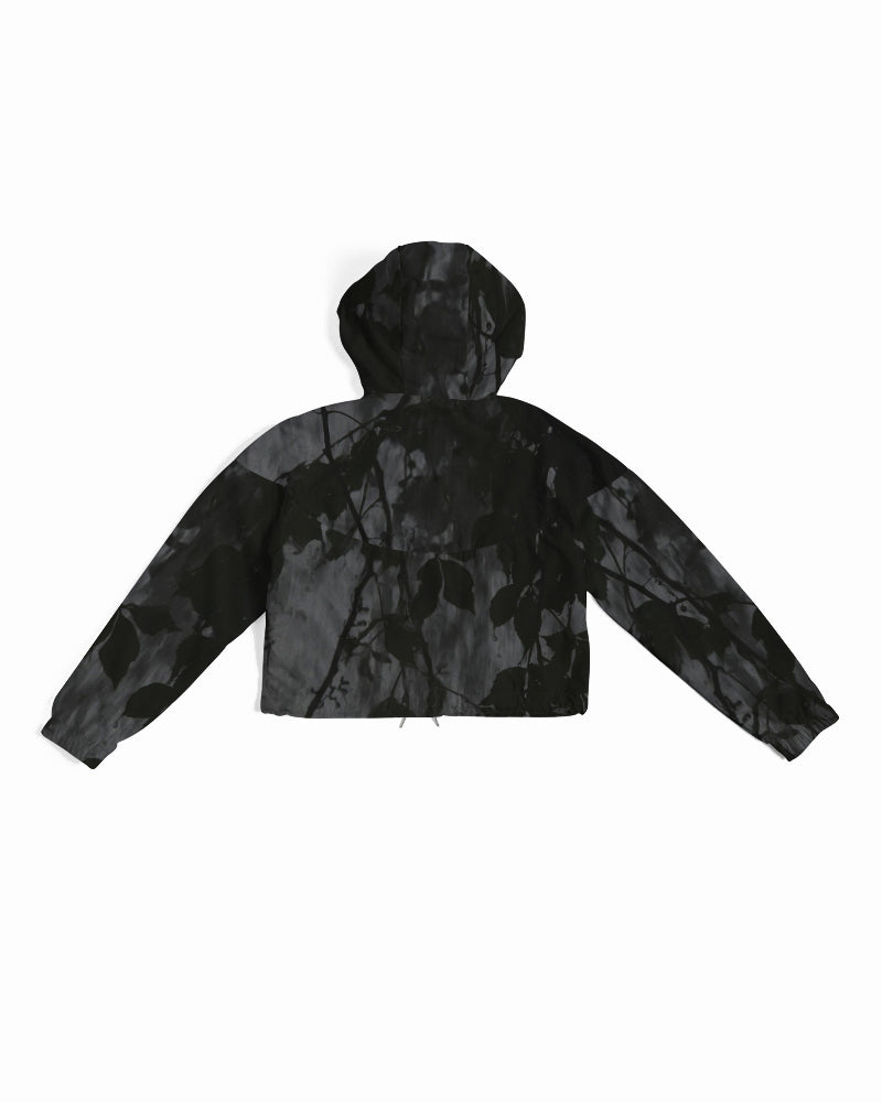 Women's Cropped Windbreaker DARK BUT SENSITIVE