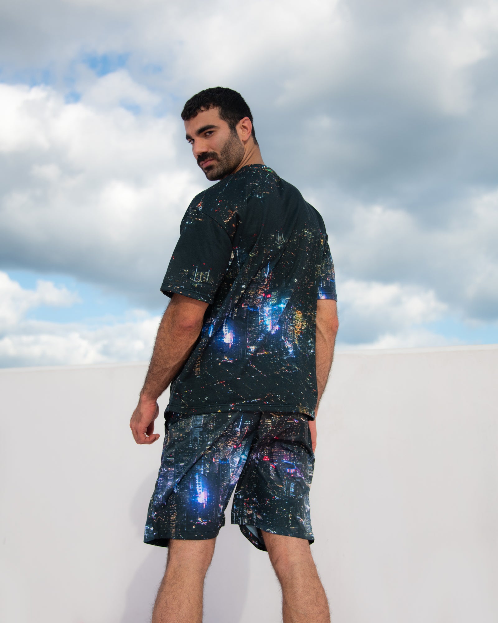 knit oversize tee NYC CITY