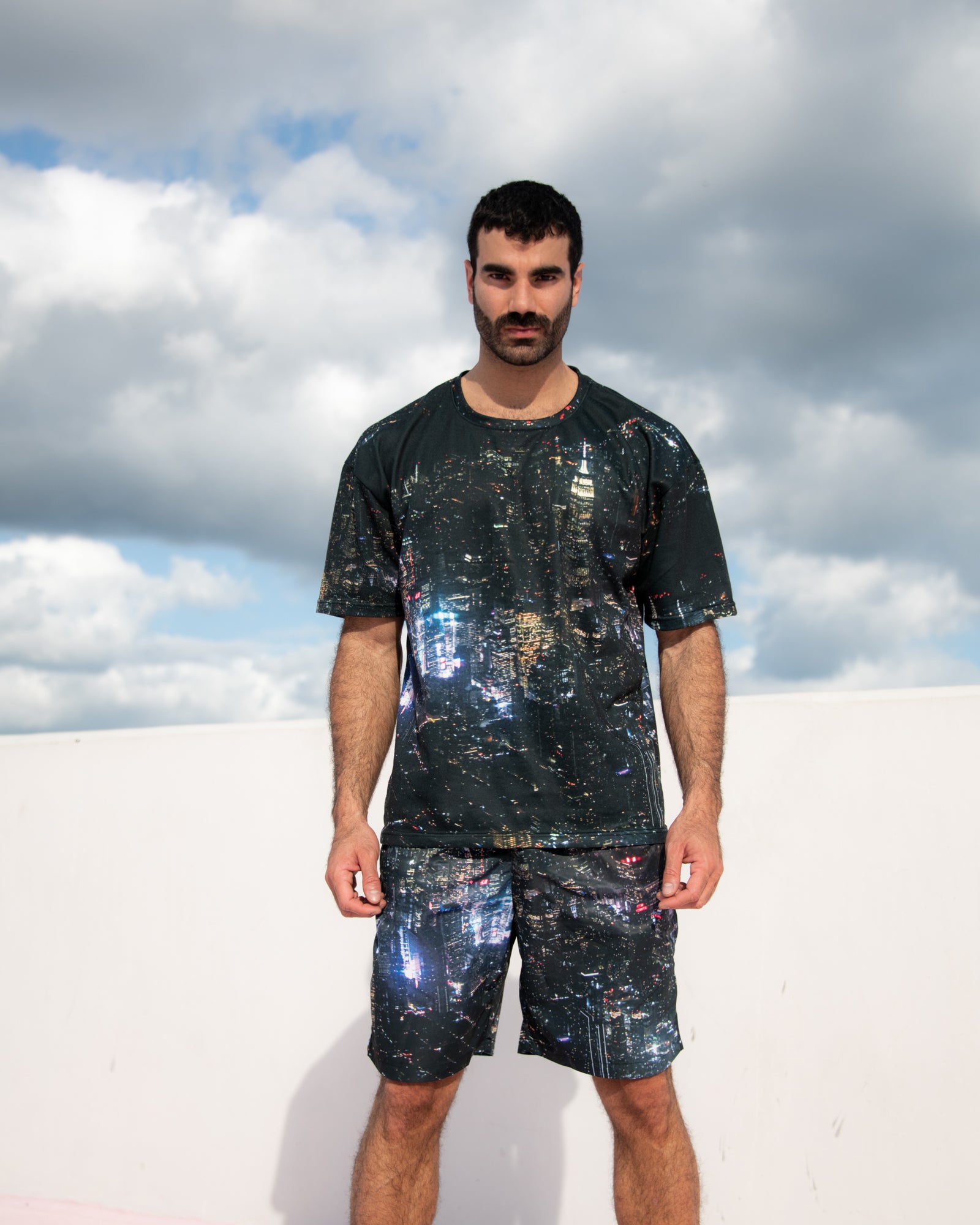 knit oversize tee NYC CITY