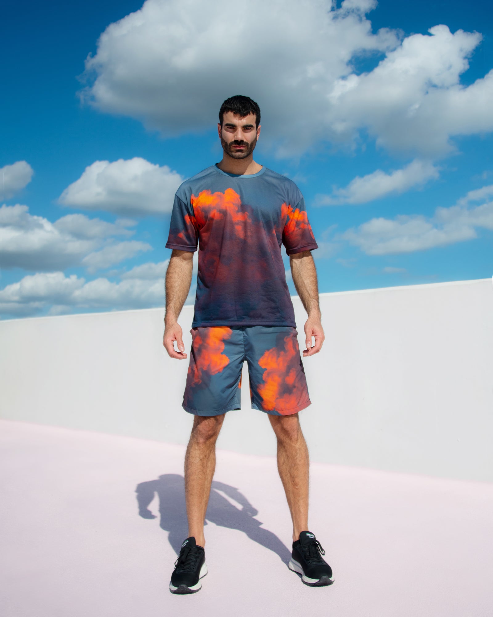 knit oversize tee TWILIGHT