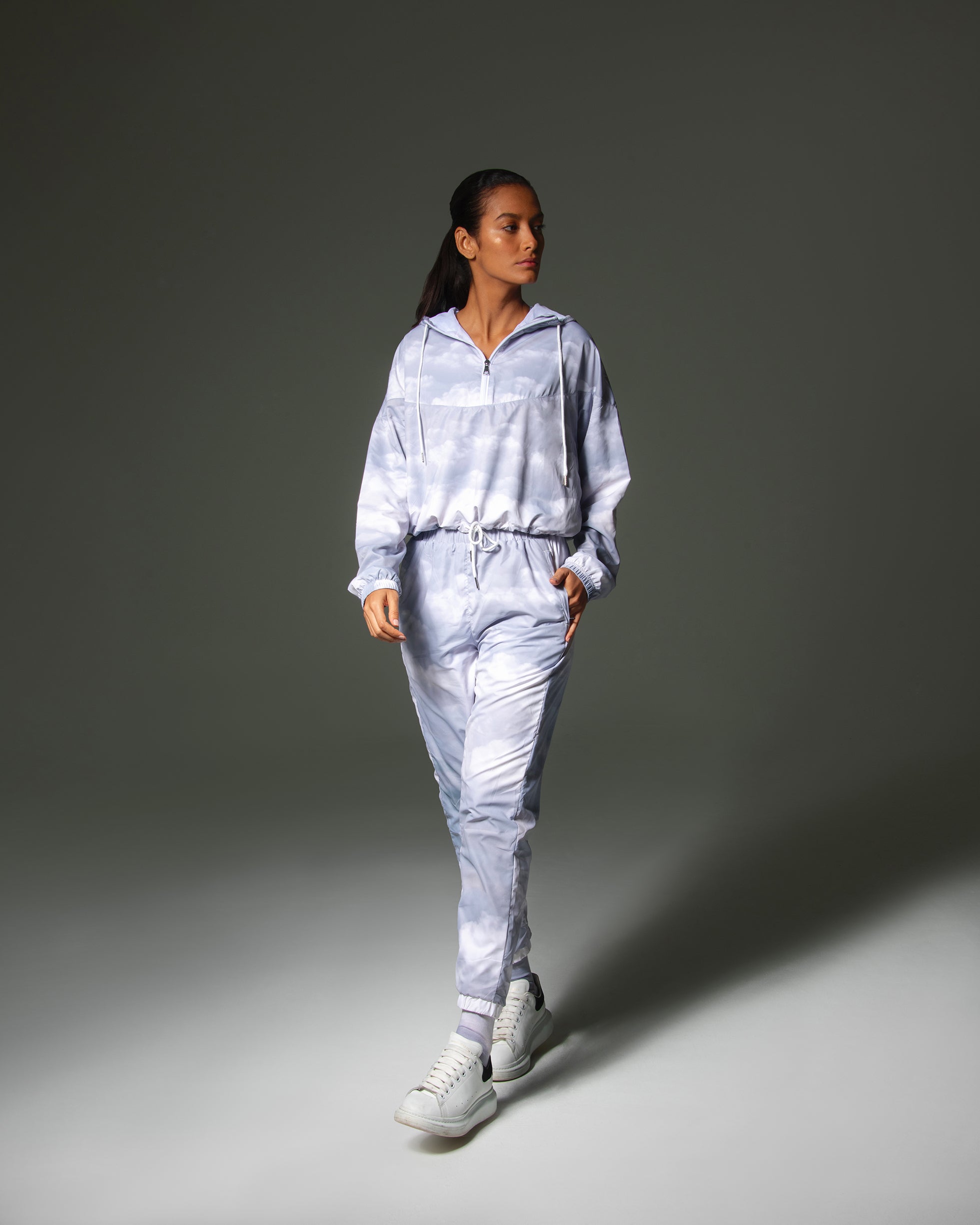 Women's Cropped Windbreaker LAYERS OF HEAVEN