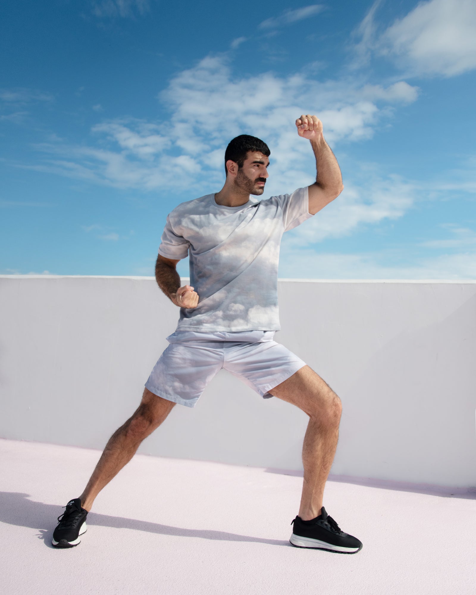 knit oversize tee LAYERS OF HEAVEN