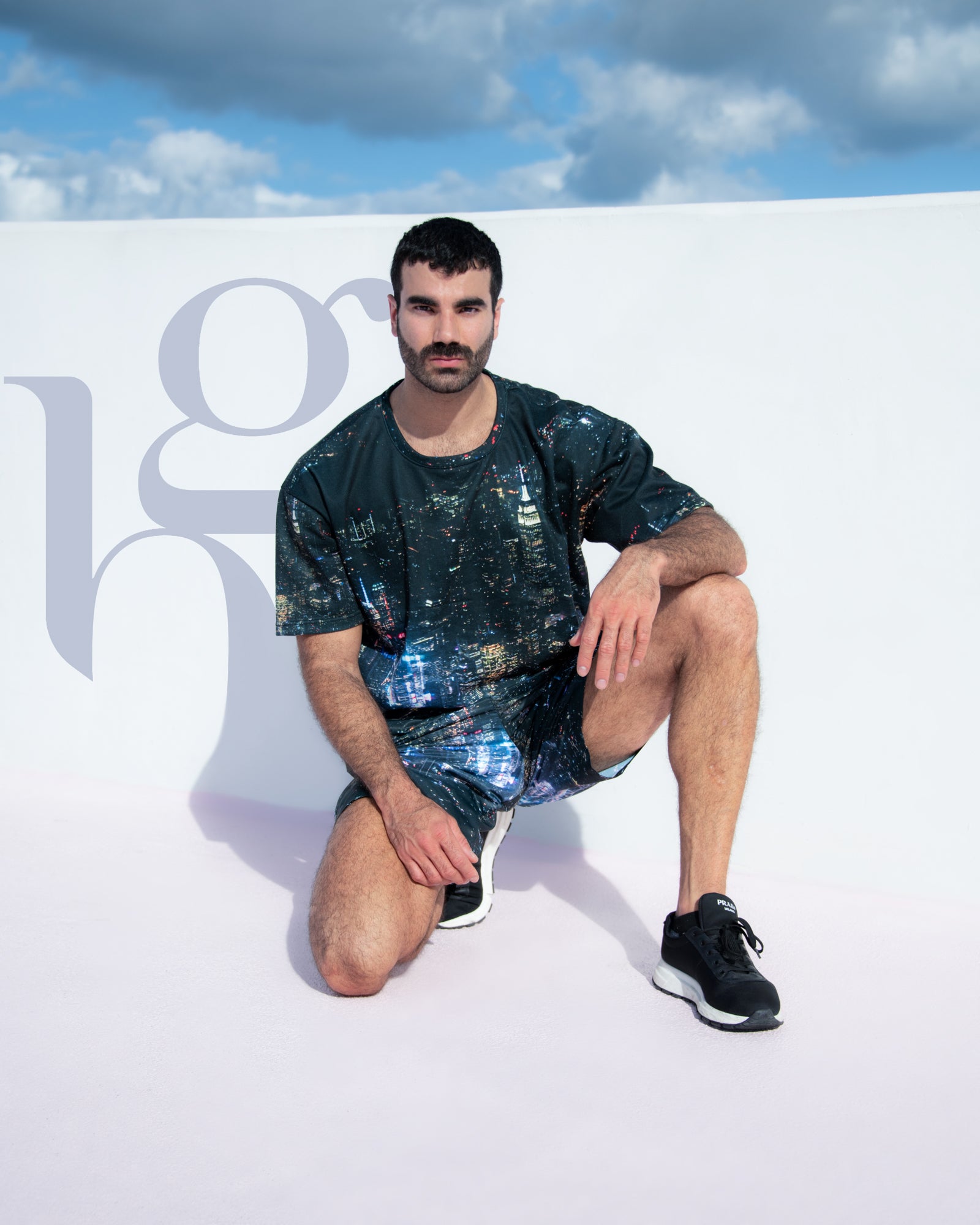 knit oversize tee NYC CITY