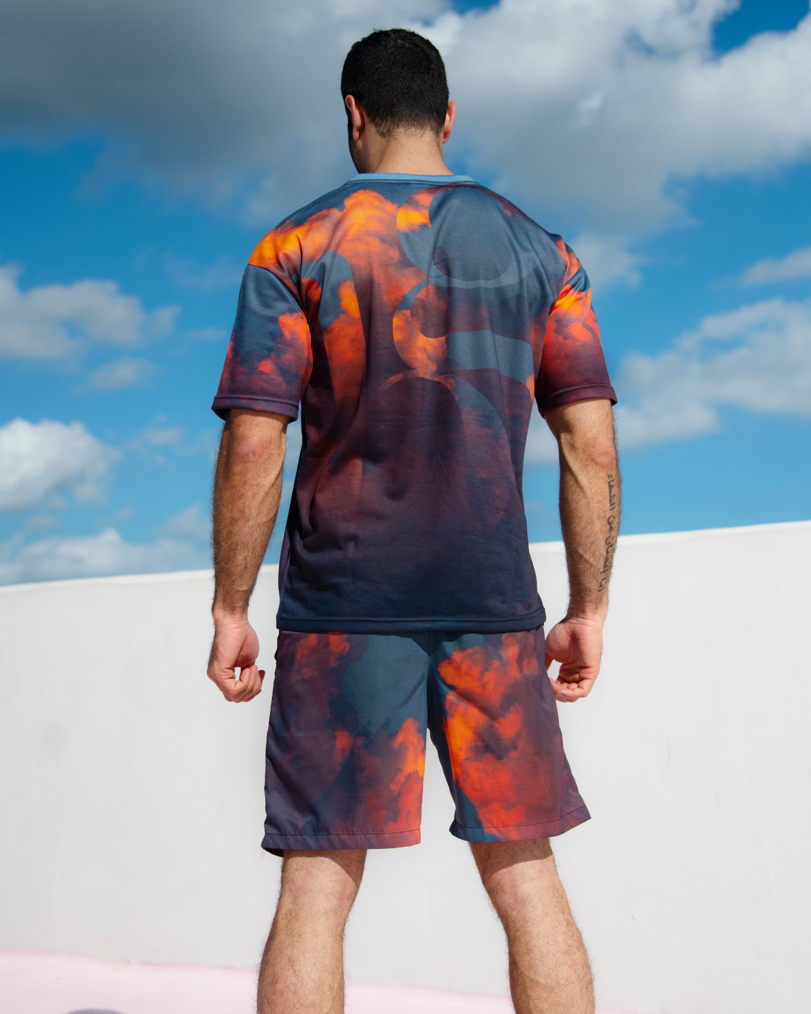 knit oversize tee TWILIGHT