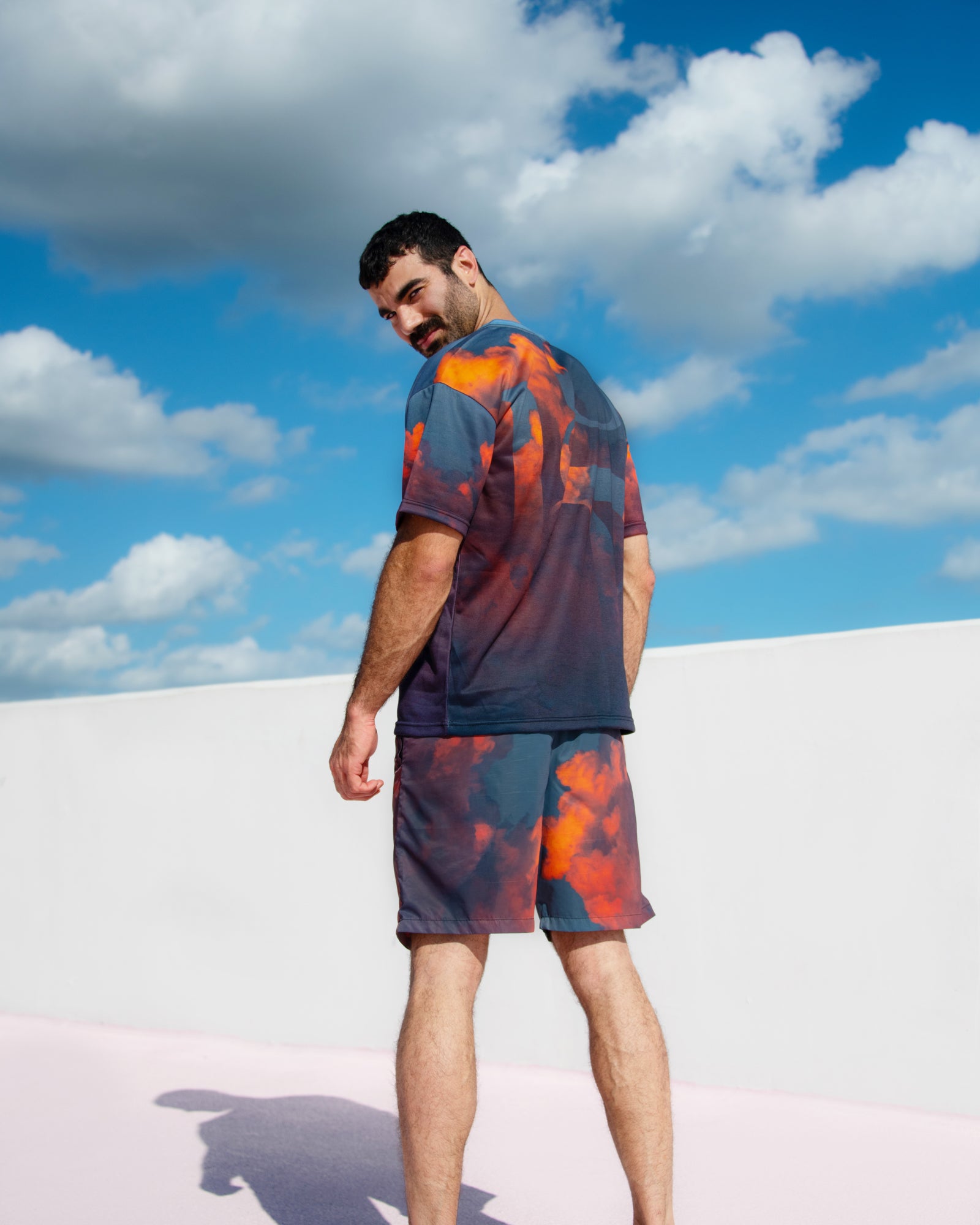 knit oversize tee TWILIGHT