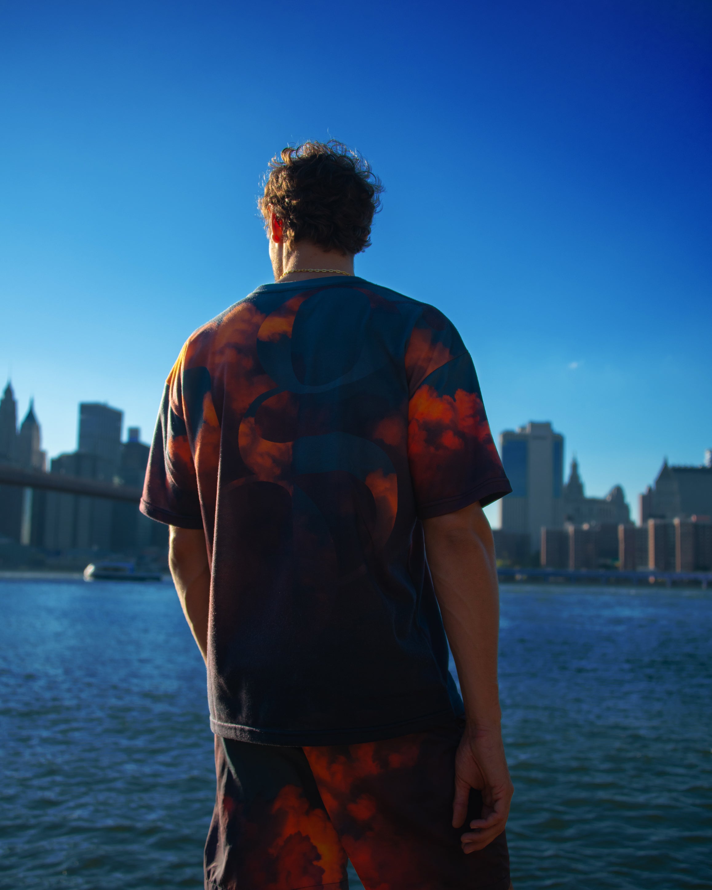 knit oversize tee TWILIGHT